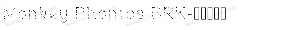 Monkey Phonics BRK字体转换